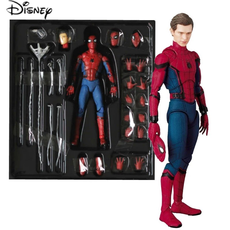 Disney Avengers Spider-Man Homecoming Action Figure - Tom Holland Face