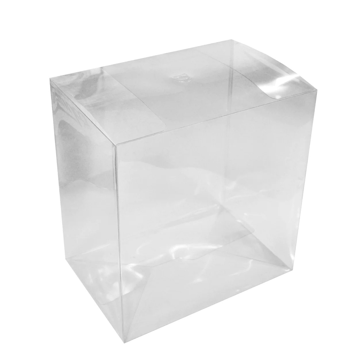 10-Piece Dustproof PVC ETB Trainer Box - Clear Protective Plastic Case for Cards Display