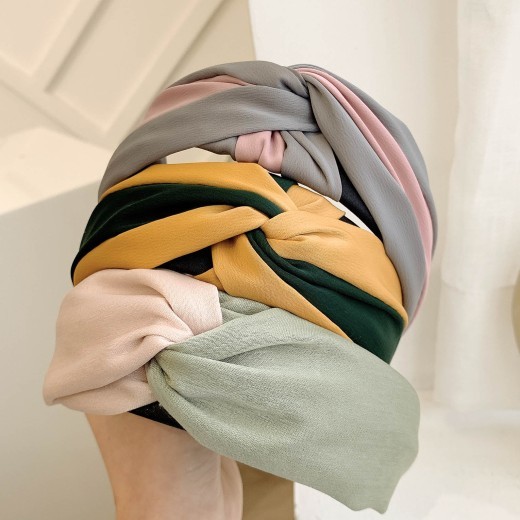 Going out hair band headband broad side simple Korean