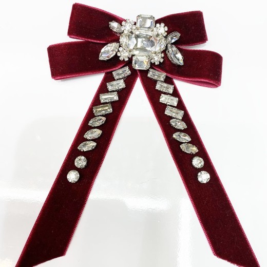 Big Bow Hairpin Hair Rope Net Red Spring Clip