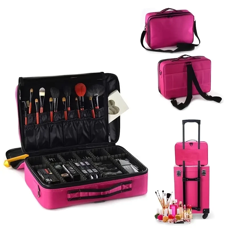 Deluxe Professional Convertible Makeup Bag