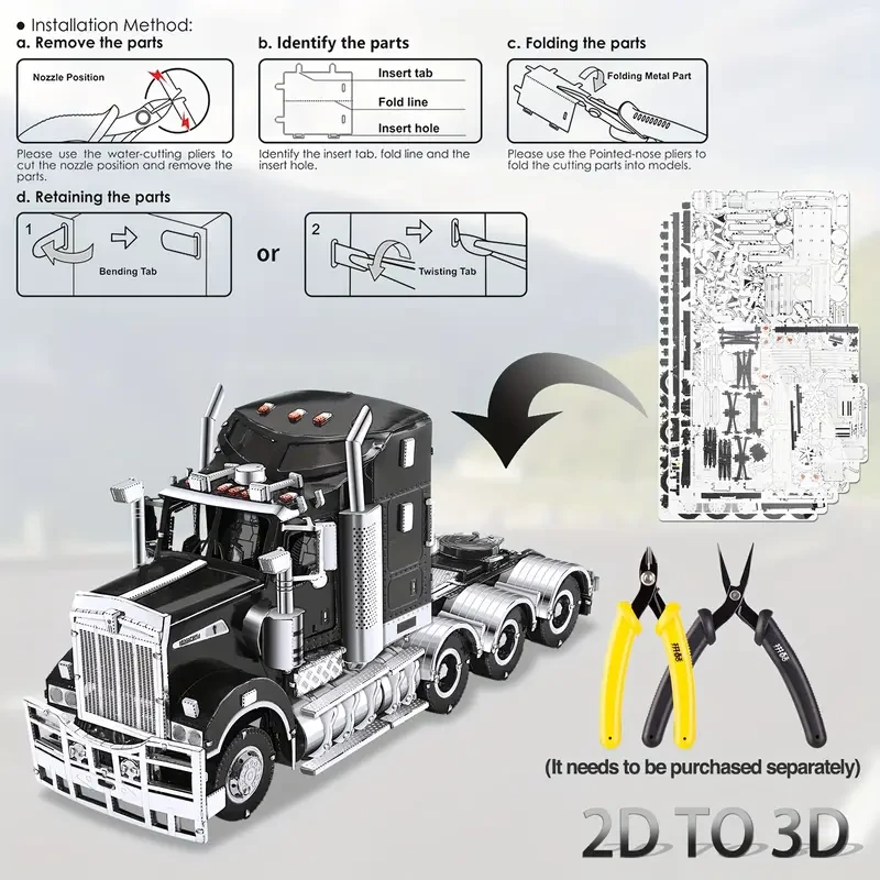 Trucks T909 Models Building Kits