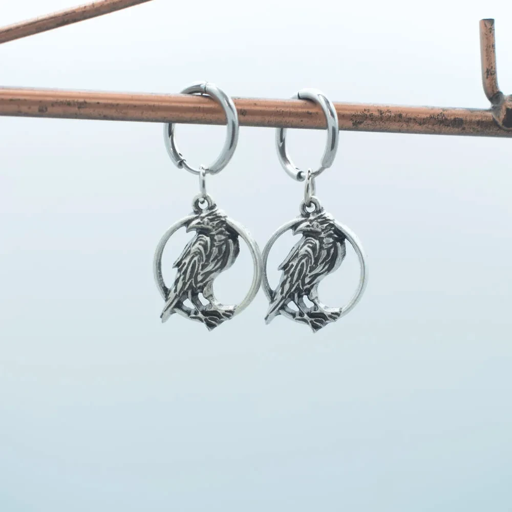 Nordic Viking Bird Celtics Earrings