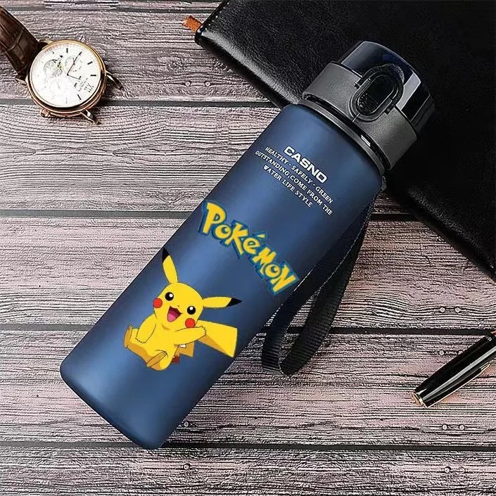 MINISO Pikachu 560ml Direct Drinking Water Bottle  Large Capacity Portable Coffee Cup, Leak Proof, Durable Cartoon Cute Hydroflask
