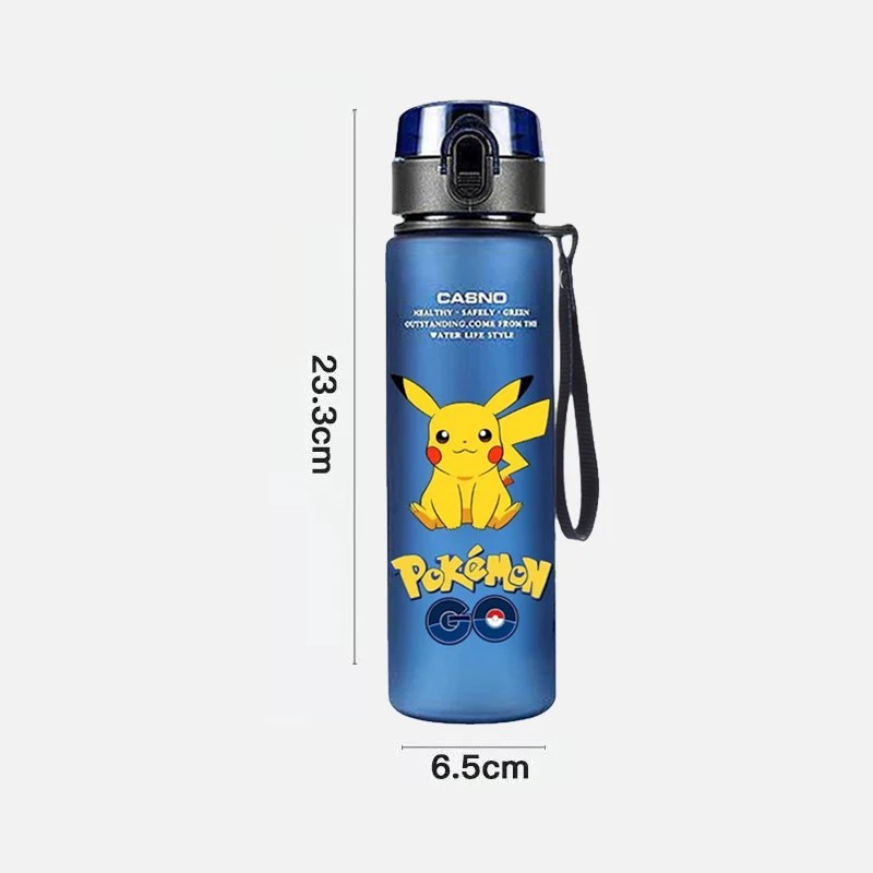 MINISO Pikachu 560ml Direct Drinking Water Bottle  Large Capacity Portable Coffee Cup, Leak Proof, Durable Cartoon Cute Hydroflask
