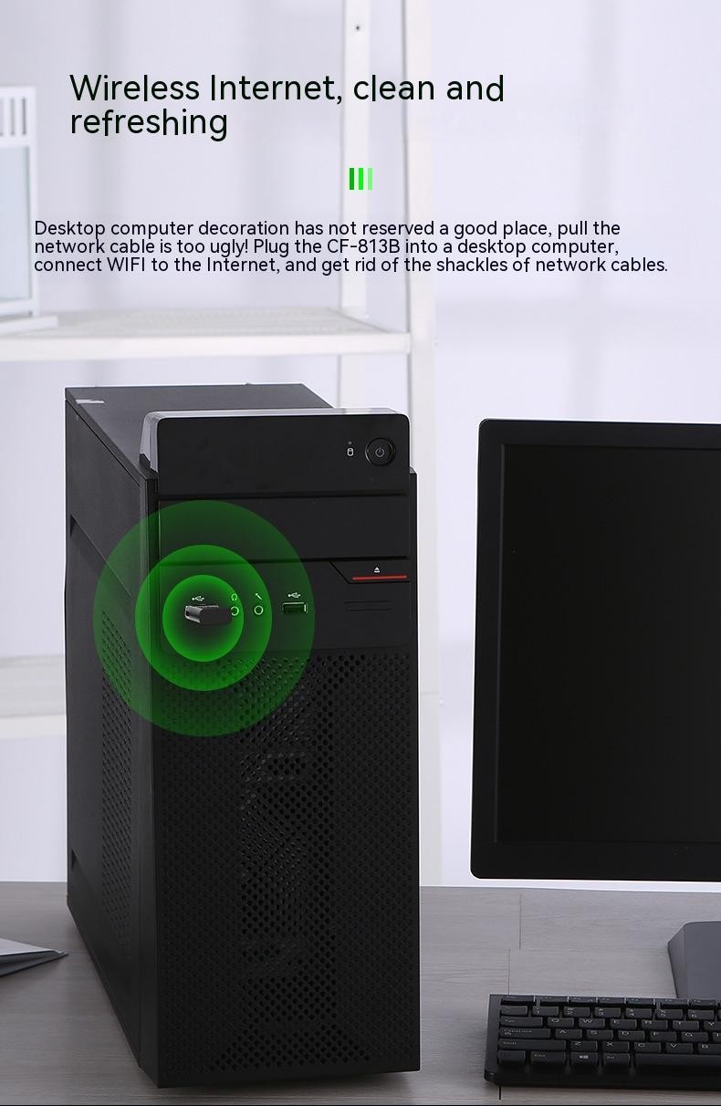 Two-in-one Network Card Mini Bluetooth Adapter Dual Band AP