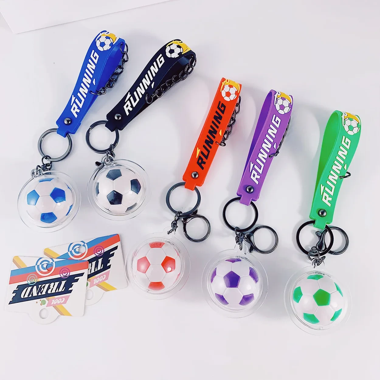 New Football Men's Acrylic Keychain Pendant