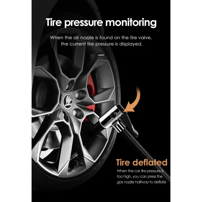 Car universal car portable intelligent air pump