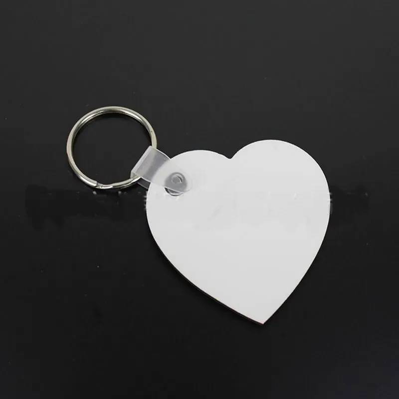 Simple Creative Love Blank Keychain