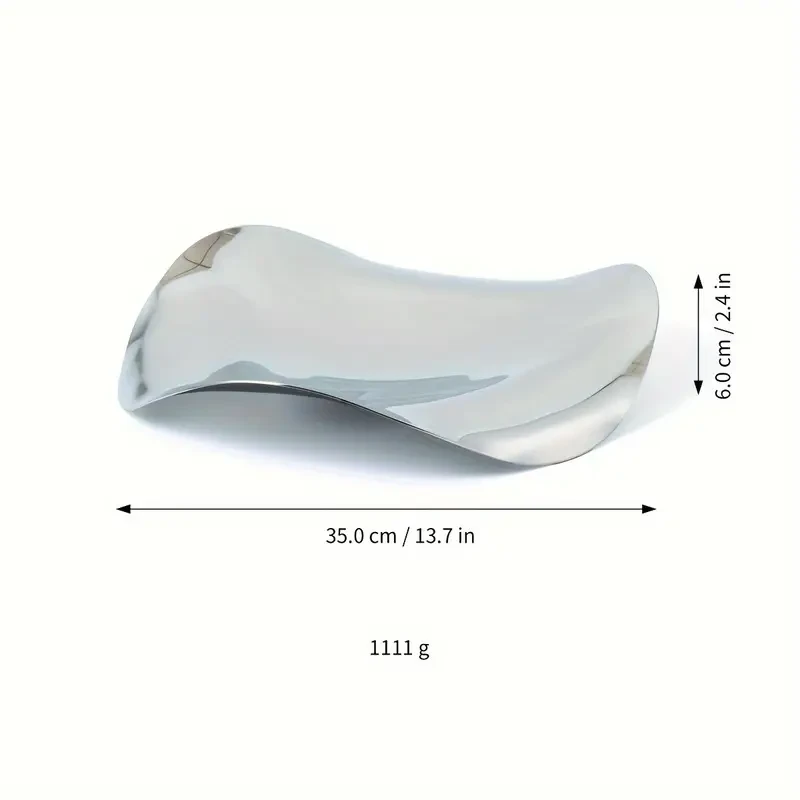 Elegant Butterfly-Shaped Metal Vanity Tray