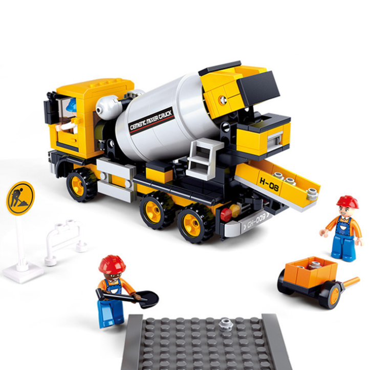 Cement mixer toy