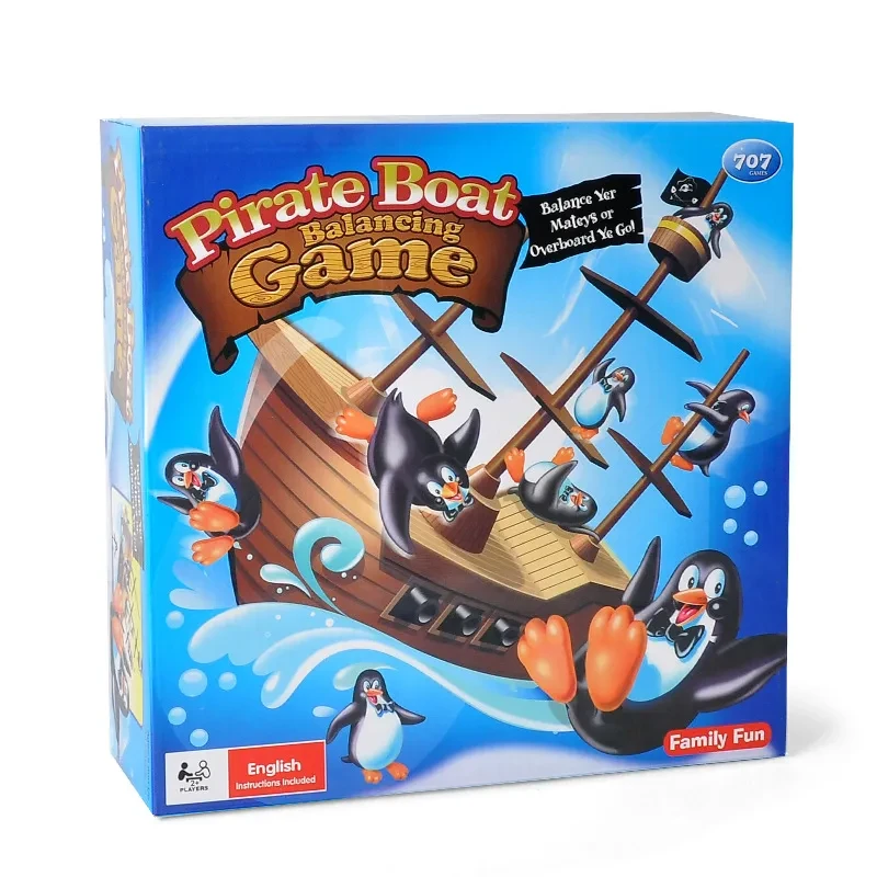 Penguin pirate ship toy