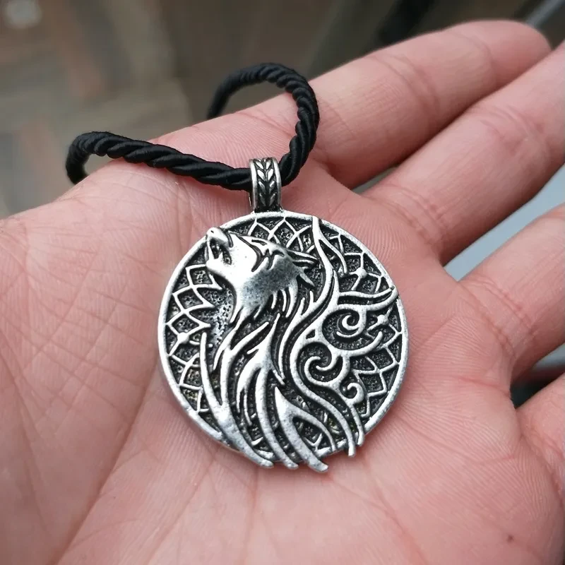 Crow Double-sided Necklace Jewelry Necklace VIKING FORCE LABORATORIES Charm Pendant
