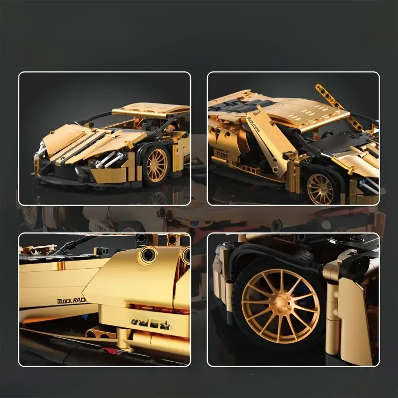 1309pcs Sports Car Building Kit for Adults and Teens