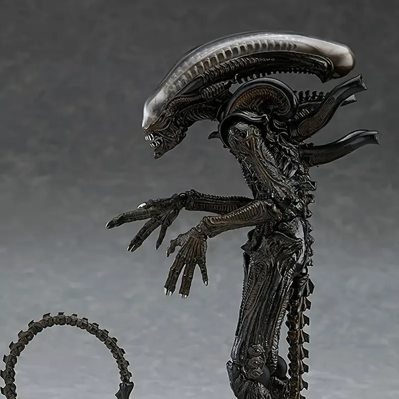 Black PVC Alien Articulated Joint Action Figure
