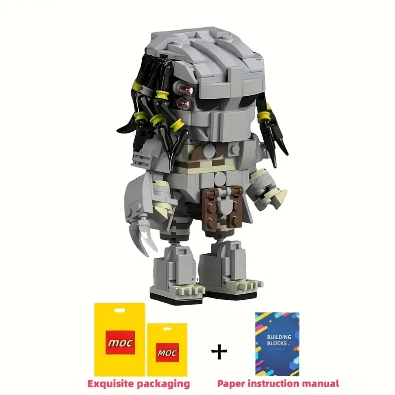 405pcs Iron Blood Warrior MOC Building Block Toy with Paper Instructions