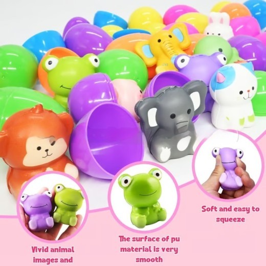 Easter Eggs24 Pack Slow Rising Soft Pressure Reduction Toy