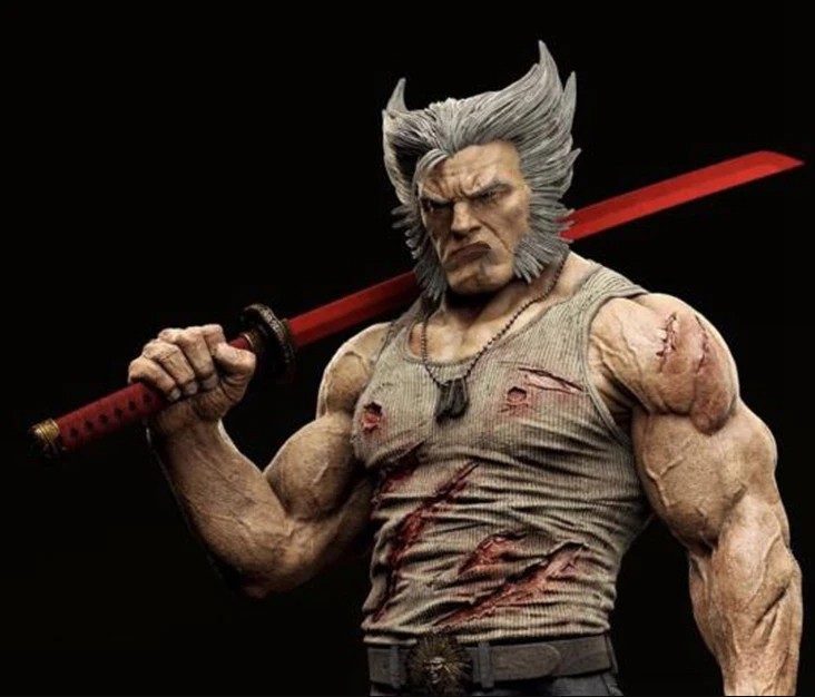 1/24 75mm & 1/18 100mm Resin Model Kits - Werewolf Man Warrior Figure Unpainted No Color