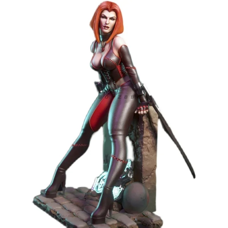 50mm & 75mm Resin Model Kits  Beauty Figure Colorless & Self-Assembled