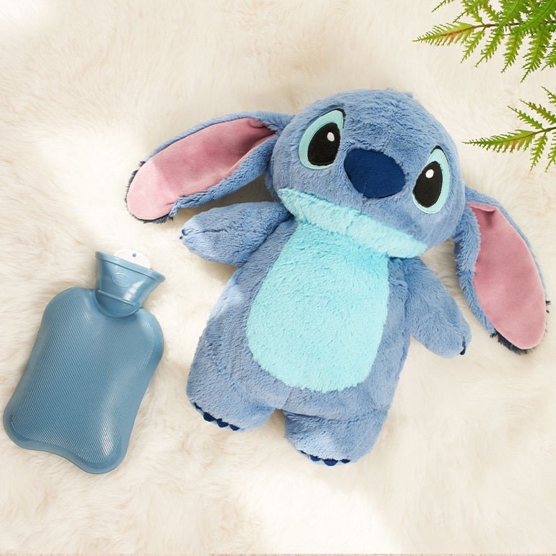 30CM MINISO Stitch Hot Water Bag  Extra Grande Plush Doll Hand Warmer, Cute Disney Anime Gift for Girls, Holiday Gifts