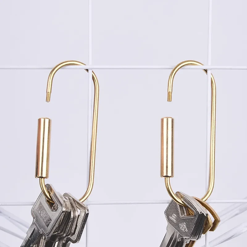 Creative Brass Key Hanging Buckle Nordic Pure Copper Storage