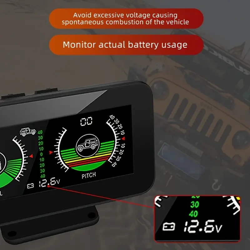 Wheel Alignment Tool - HD Color Display Car Tread Leveler