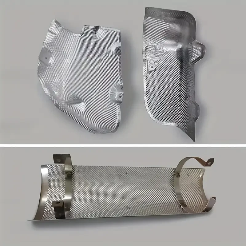 Heat Shield Plates for Car Turbo Manifolds, Exhaust Pipes, Firewalls, Floor Oil Tanks, And Engine Components.