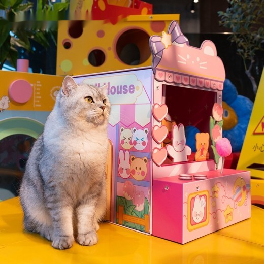 Three-in-one Tulip Clip Cat Nest Crane Machine