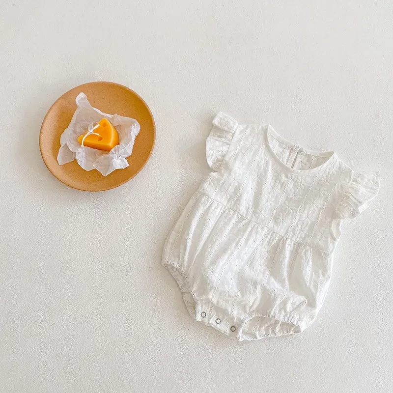 Cotton Lace Breathable Jumpsuit Baby Girl
