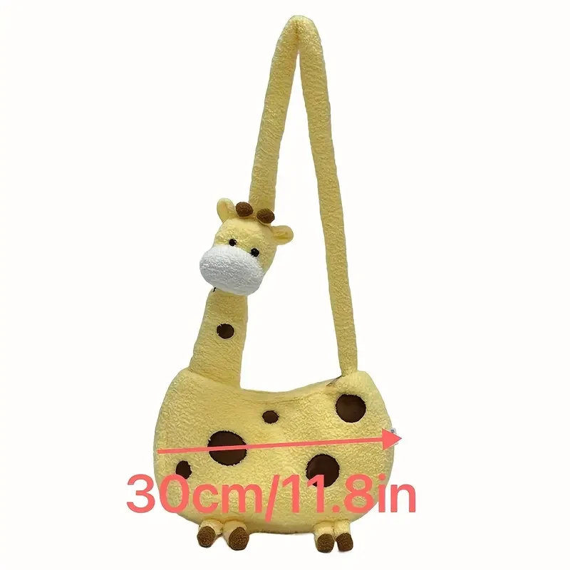 Adorable Yellow Plush Giraffe Backpack