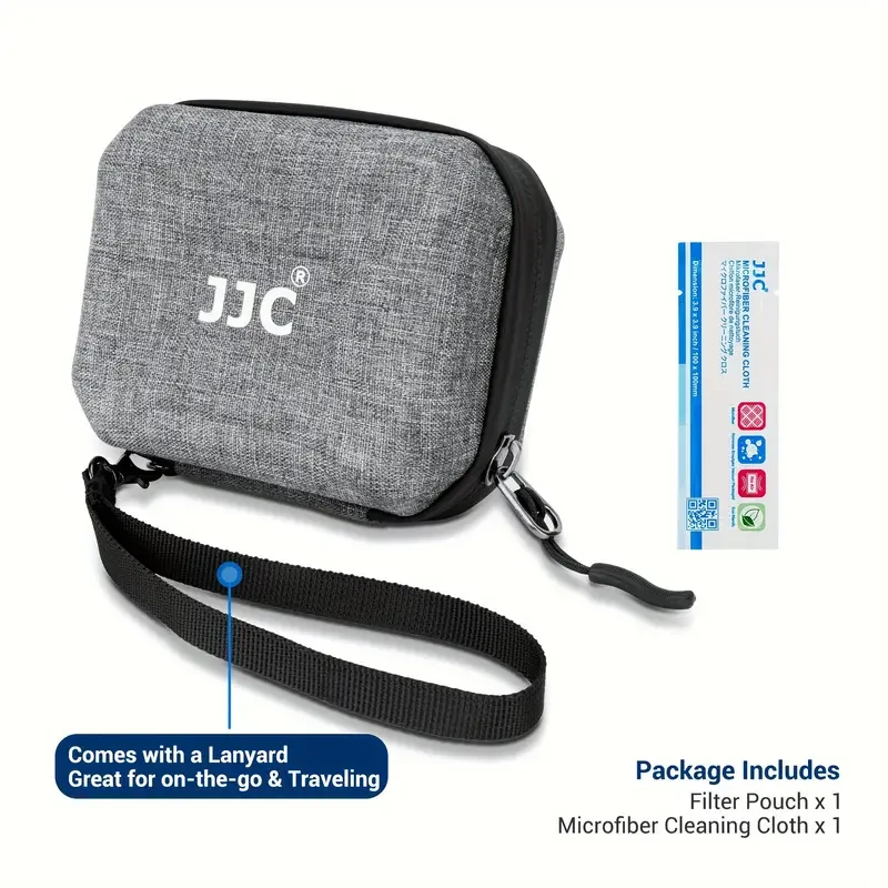 JJC Compact 10-Pocket Circular Filter Storage Case