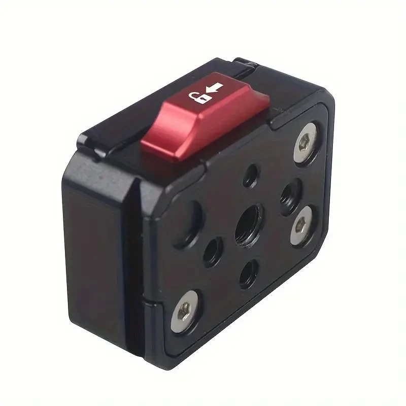 Quick Release Clamp Plate V-Lock Mount 1/4" Screw for 38mm Tripod Head Field Monitor LED Light Camera Adapter