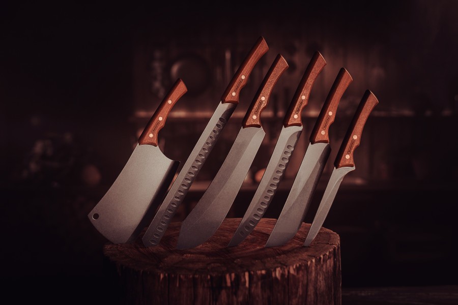 Churrasco Black Collection Meat Knife, 10", 24cm - Tramontina