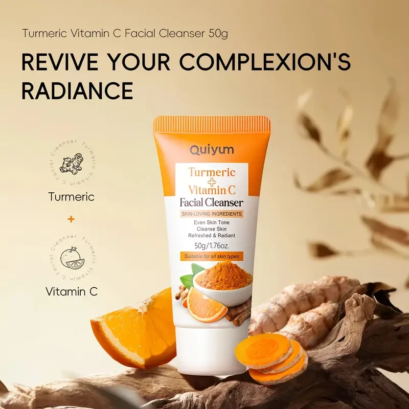 Quiyum Turmeric Vitamin C Facial Cleanser 1.76oz