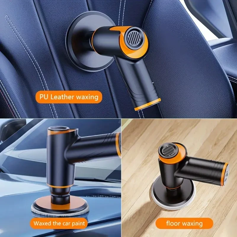 HOTU Portable 100W Wireless Car Waxing Polisher
