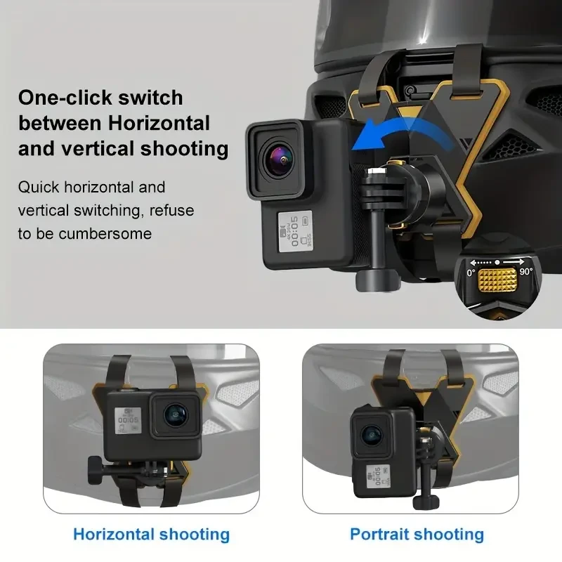 PULUZ Magnetic Quick Release Motorcycle Helmet Chin Strap Mount (Black)