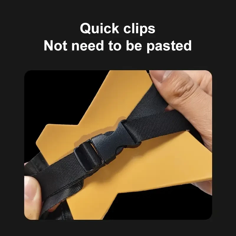 PULUZ Magnetic Quick Release Motorcycle Helmet Chin Strap Mount (Black)