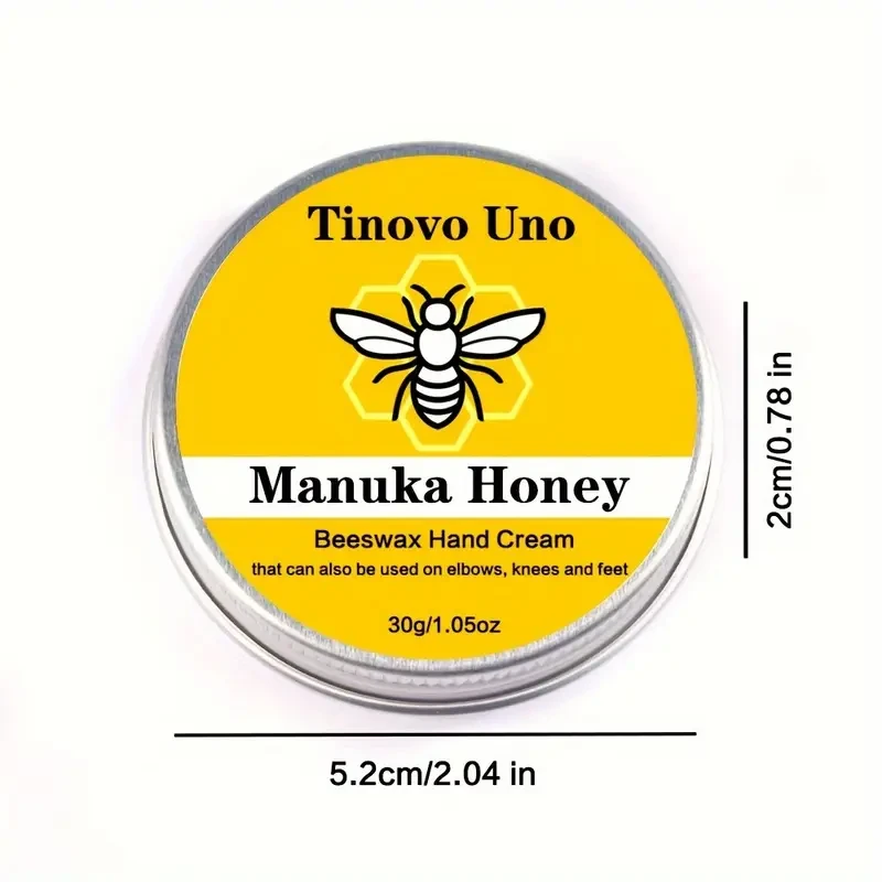 Tinovo Uno Manuka Honey Beeswax Hand Cream: 30g/1.05oz