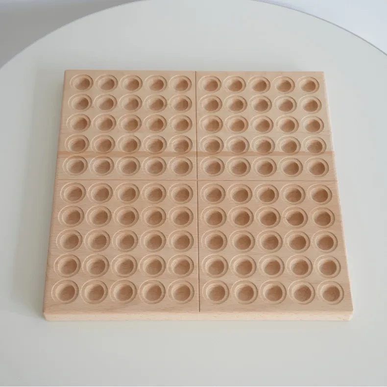 Montessori Teaching Aids Mathematics Enlightenment English Hundred Board
