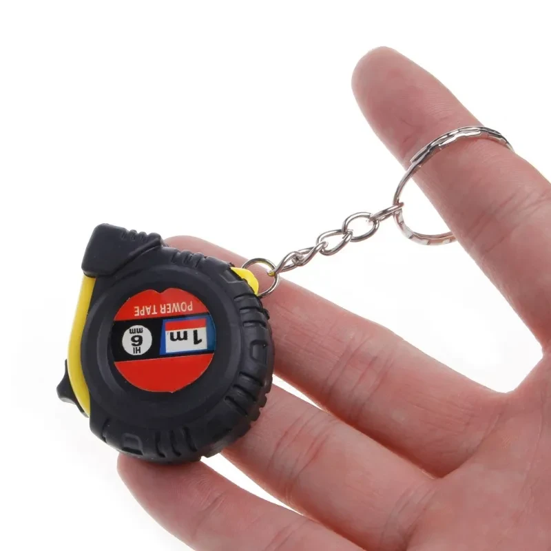 Retractable Ruler And Tape Measure Key Chain