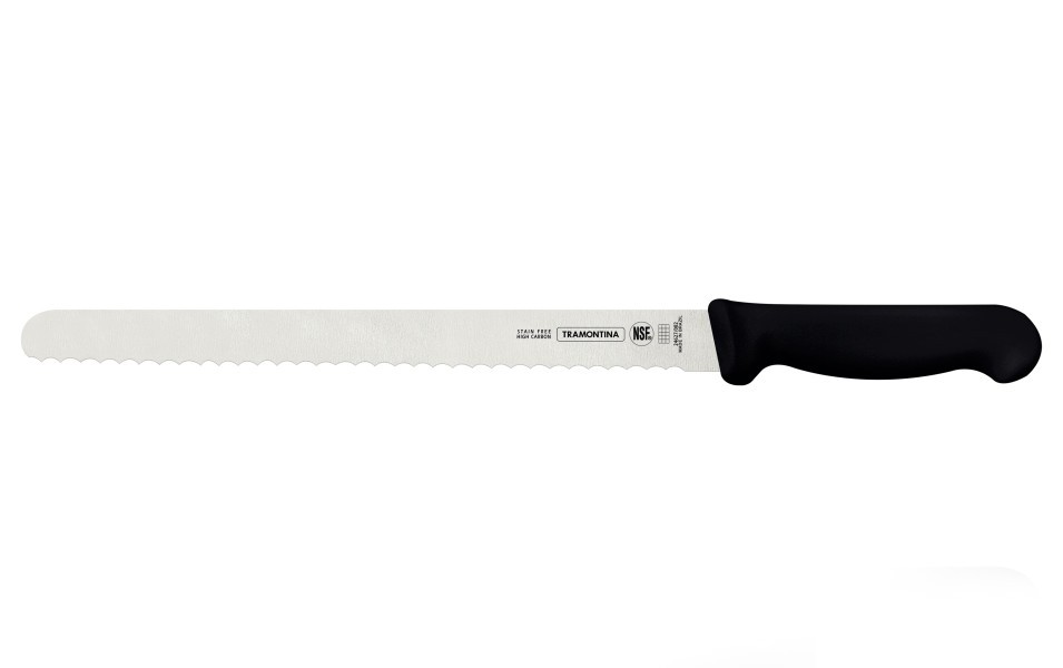 Professional Master Black Bread Knife 12", 30cm - Tramontina