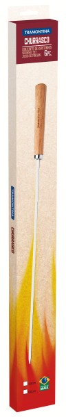 Churrasco Skewer 50cm 6 Piece Set - Tramontina