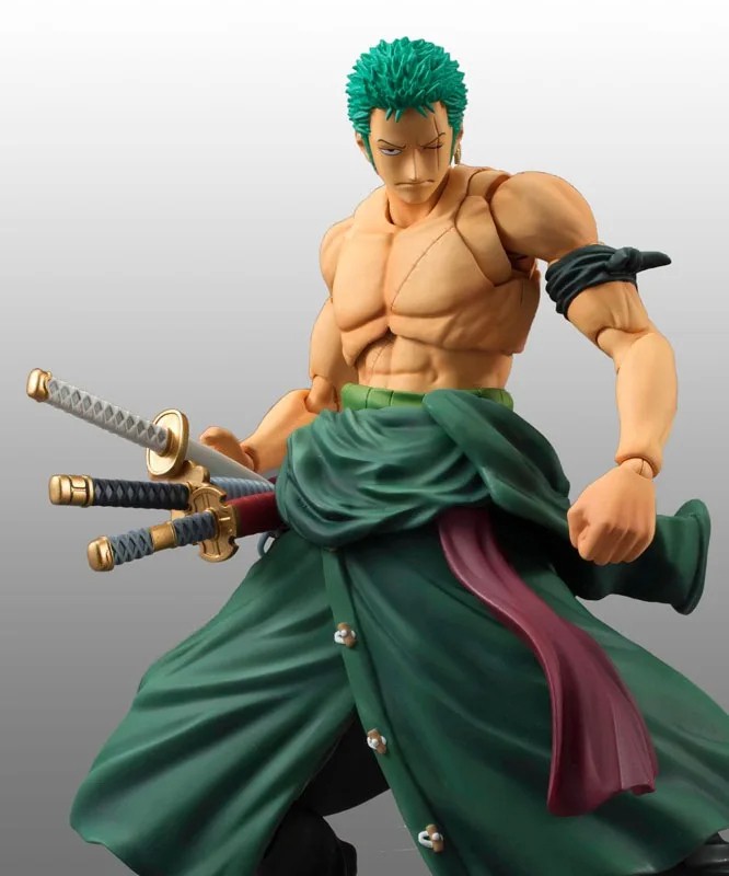 Anime One Piece 18cm BJD Roronoa Zoro Moveable Joints PVC Action Figure