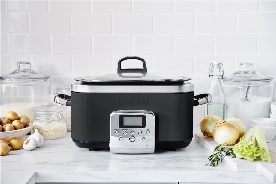 Slow Cooker 6L - Black - GreenPan