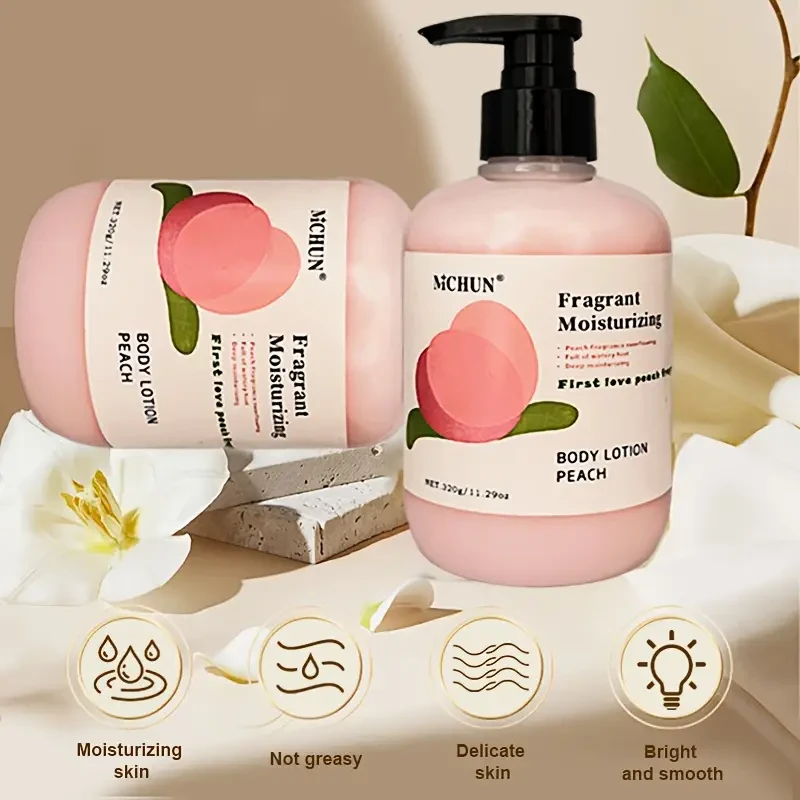 320g Peach Body Lotion