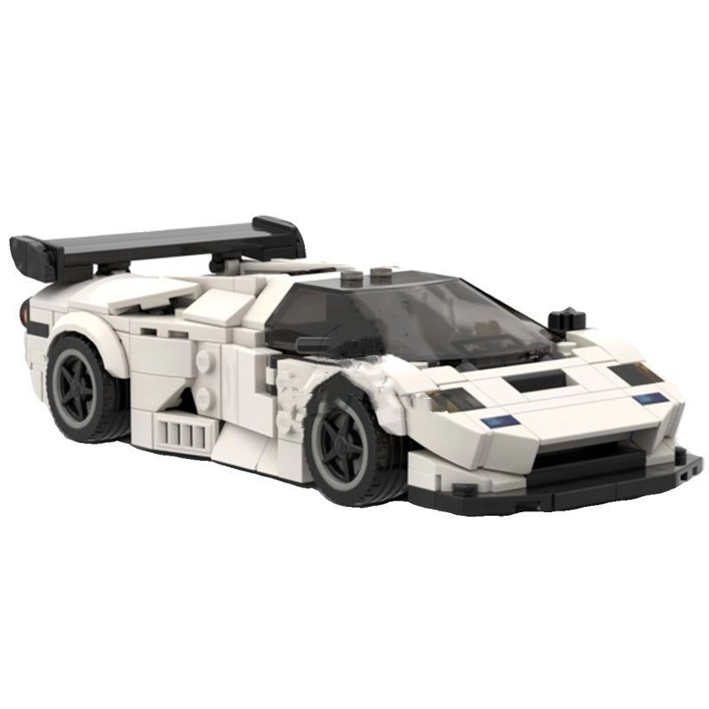 8 Grid Car Super Running GT Puzzle Assembled Building Block Toys