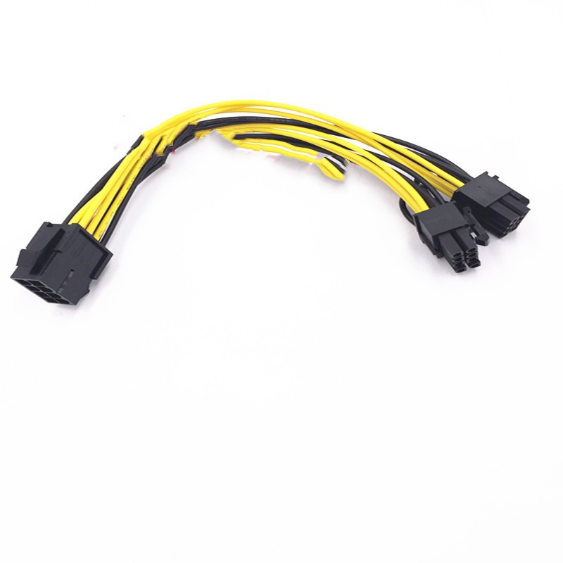 6P To 8P Extension Cable