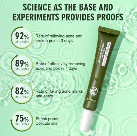 Tea Tree Acne Acne Gel 25G Acne Balancing Water And Oil To Fade Scars And Spots