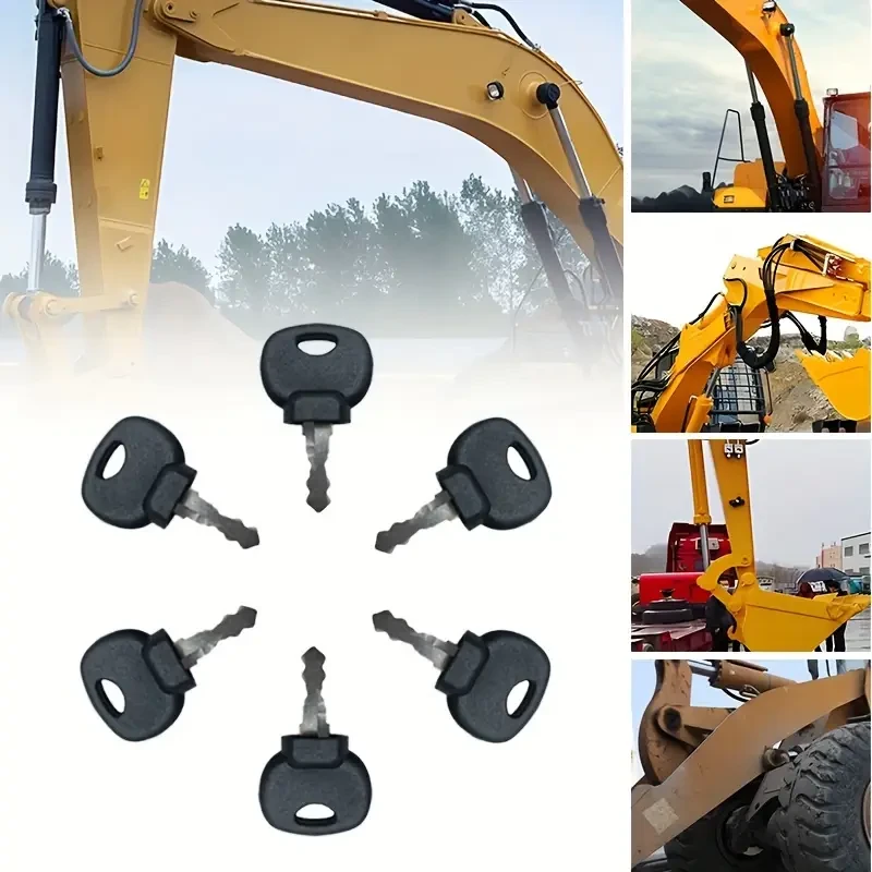 8pcs Heavy Equipment Key Set for Bomag Rollers & Compactors