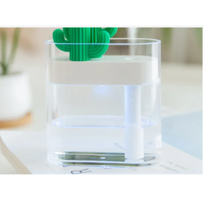 Transparent Landscape Cactus Portable Humidifier